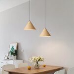 A - lustre suspension r�tro - style scandinave 25cm plafonnier pour salle � manger luminaire suspendu ...