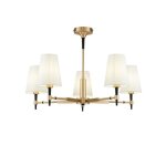 Lustre - zaragoza - laiton - 5 lumières - e14 - 40w - ip20 Lustre - zaragoza - laiton - 5 lumières - e14 - 40w - ip20