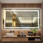 Luvodi miroir de salle de bain led - 120 x 80cm cee a + + tactile mural anti - buée - miroir lumineux ... Luvodi miroir de salle de bain led - 120 x 80cm cee a + + tactile mural anti - buée - miroir lumineux ...