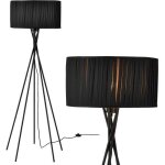 Lux. pro lampadaire - black mikado - (1 x socle e27)(155 cm x  48 cm) lampe sur pied lampe de plancher ...