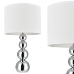 Lux. pro lampe de table snow (43cm x � 25cm) lampe de table lampe de chevet lampe de bureau (1 x socle ...