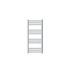 Luxebath radiateur �lectrique chrome courb� 400x800 mm + r�sistance 300w et thermostat commande tactile ...