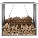 Luxueux magnifique - abri de stockage de bois abri de chauffage de bois abri de jardin acier galvanis ...