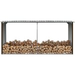 Luxueux magnifique - abri de stockage de bois abri de chauffage de bois abri de jardin acier galvanis ...