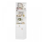 Lvhcmfohm biblioth�que dangle moderne - meuble de rangement - avec 1 tiroir 1 porte et 3 compartiment ...