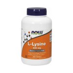 L - lysine 500mg 250 cap standard now foods acides amines - bcaa