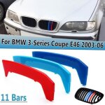 M couleur couverture grille calandre bande pour s�rie 3 e46 coup� 2 portes 2003 - 2006 ep61549