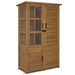 M mcombo armoire de jardin abri de jardin en bois r�sistant aux intemp�riespour lext�rieur balcon terrasse ...