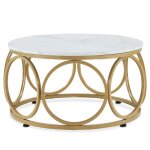 M mcombo table basse ronde bois table basse moderne marbre or blanc structure métal pour salon diamètre ... M mcombo table basse ronde bois table basse moderne marbre or blanc structure métal pour salon diamètre ...