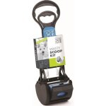 M - pets kit pelle  djection waste scoop kit - 38x12x105cm - noir et bleu - pour chien