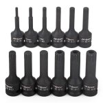 M5 - douilles � chocs de type 1 - 2 &quotm adaptateur de douille � chocs 12 points cl� universelle cr ...