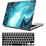 Macbook air 13 pouces coque rigide case mod�le:a1369 - a1466plastique coque rigide avec couverture de ...