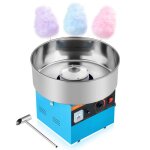 Machine � barbe � papa �lectrique 1000 w - vevor - appareil � barbe � papa pour faire des bonbons f�tes ...