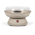 Machine  barbe  papa - livoo - dom468c - 450w - cuve et couvercle amovibles - cuillre doseuse et 10 ...