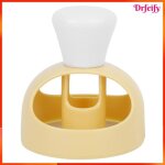 Machine � beignets - akozon - 8 cm - plastique alimentaire - jaune - pince incluse