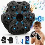 Machine � boxe musicale music boxing machine murale intelligente bluetooth avec gants de boxe 3 vitesses ...