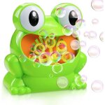 Machine  bulles de grenouille pour enfants - jouet de bain automatique - solution  bulles incluse