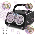 Machine  bulles portable 20000 + bulles / minute 26trous de bulles / eau  bulles incluse jouet  bulles ...