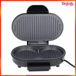 Machine � burger �lectrique - akozon - multifonction - 750w - plaques antiadh�sives amovibles - compact ...