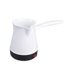 Machine � caf� 500 watts capacit� de 300 ml chauffage rapide design ergonomique portable blanc
