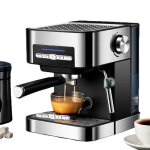 Machine � caf� - atelix - 16 l 850w filtre permanent ecran tactile avec carafe amovible acier inoxydable ...