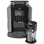 Machine  caf automatique krups ea819e10 - gris tain - espresso - 15 bar