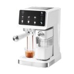 Machine � caf� automatique vvsimle 20 bars 1. 5l 1350w - cafeti�re expresso avec mousseur � lait pour ...