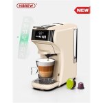 Machine � caf� � capsules - hibrew - h1b - 6 en 1 - 20 bars - compatible nespresso & gusto - modes froid ...