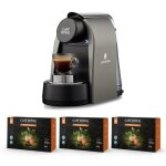 Machine � caf� crpro 100 + 3 bo�tes de 50 dosettes pro espresso forte offertes - compatible capsules ...