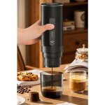 Machine � caf� portable sans fil 2 en 1 (voiture & maison) ? espresso 20 bars batterie 7500 mah