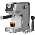 Machine  caf expresso 20 bar pompe italienne - iceagle - cm1665b machine  cappuccino - 1350w - mousseur ...
