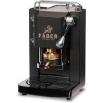 Machine  caf expresso - faber - pro mini deluxe - dosettes ese 44mm - finition chrome - 13l