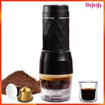 Machine � caf� expresso manuelle portable - akozon - 3 en 1 - 18 bar - caf� moulu / dg / ns - infusion ...