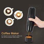 Machine  caf expresso portable aramox - capsules - noir
