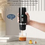 Machine � cafe portable - gatbosn - cafeti�re 2 en 1 compatible avec les capsules et poudre de caf� rechargeab ...