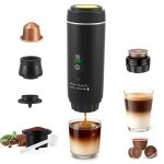 Machine � caf� portable sans fil machine � espresso 3 en 1 outin compatible avec capsules nespresso & ...