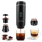 Machine � caf� portable machine � caf� de voyage - sans fil & auto - chauffante - pressions 20 bar pour ...