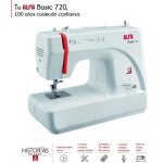 Machine  coudre alfa 720 basic - 9 dessins de puntada - moteur 70w - blanc
