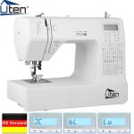 Machine à coudre électronique - uten - 200 points intégrés - 8 types de boutonnières - écran lcd - enfileur ... Machine à coudre électronique - uten - 200 points intégrés - 8 types de boutonnières - écran lcd - enfileur ...