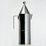 Machine � expresso - alessi - la conica - 6 tasses - gris - espresso
