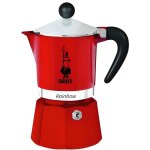 Machine � expresso - bialetti - 4962 - aluminium - rouge - 3 tasses