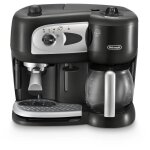 Machine expresso combiné pompe - delonghi - bco261b. 1 - 15 bars - dosettes et café moulu - noir et blanc ... Machine expresso combiné pompe - delonghi - bco261b. 1 - 15 bars - dosettes et café moulu - noir et blanc ...