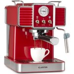 Machine à expresso - klarstein gusto classico - 1350w - pression 20 bars - 15l - pour café moulu et dosettes ... Machine à expresso - klarstein gusto classico - 1350w - pression 20 bars - 15l - pour café moulu et dosettes ...