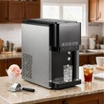 Machine � gla�ons en acier inoxydable 3 en 1 - relax4life - 20 kg / 24h - 12 pi�ces / 9 min - gla�ons ...