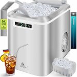 Machine � gla�ons en acier inoxydable - kesser - 12 kg / 24 h - pr�paration en 7 min - r�servoir 22 l ...