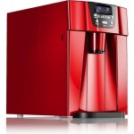 Machine  glaons klarstein ice volcano 2g - 2 tailles de glaons - 12kg - 24h - rouge