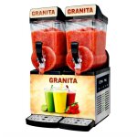 Machine � granita professionnelle 2 x 15l - 30l - r290 - commande num�rique - �clairage led