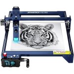 Machine � graver laser atomstack a10 pro 50w - gravure sur acrylique verre puzzles - connexion usb