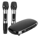 Machine  karaok k8 - bluetooth 5. 0 - microphone sans fil - dsp audio - porte 30m - noir