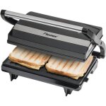 Machine a panini avec bac de r�cup�ration appareil panini avec poign�e cool - touch paninimaker avec ...